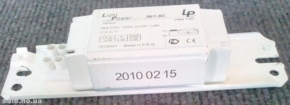 Купити ПРА дросель Light Power 36/1-SC Б\У. Київ. Україна-2